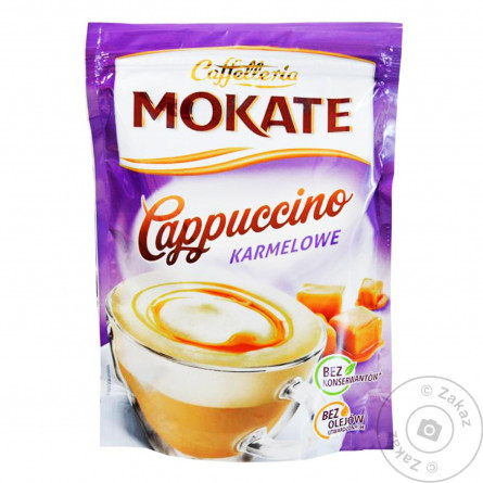 Напій кавовий Mokate Капучино карамель розчинний 110г slide 1