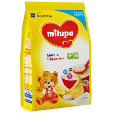 Каша молочна Milupa суха швидкорозчинна манна з фруктами 210г mini slide 4