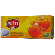Черный чай Пости Для всей семьи в пакетиках 80х1.4г Польша mini slide 1