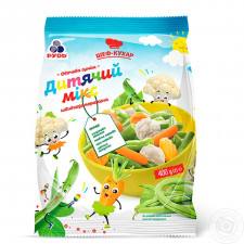 Суміш овочева Рудь Шеф-кухар Дитячий мікс швидкозаморожена 400г mini slide 2
