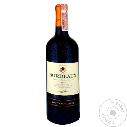 Вино Pierre Chanau Bordeaux червоне сухе 13% 0.75л slide 1