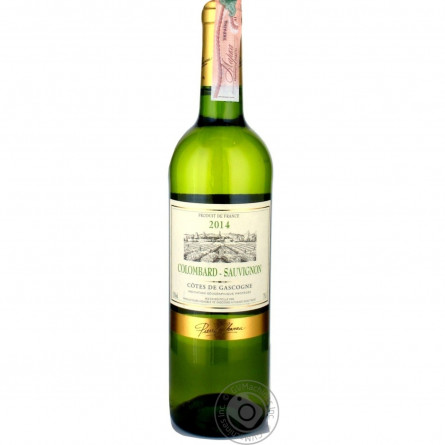 Вино біле Pierre Chanau Cotes De Gascogne сухе 11.5% 0.75l slide 1