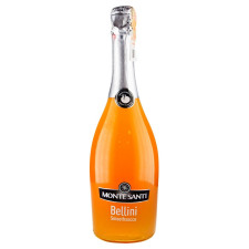 Винний ігристий напій Monte Santi Smoothsecco Bellini білий солодкий 10% 0,75л mini slide 1