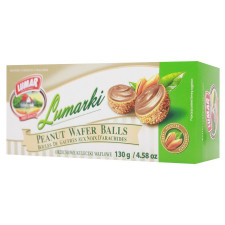 Цукерки Lumar Lumarki вафельні з арахісовим кремом 130г mini slide 1