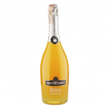 Винний ігристий напій Monte Santi Smoothsecco Bellini білий солодкий 10% 0,75л slide 2