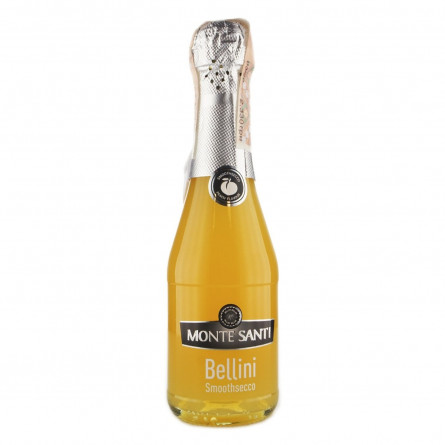 Винний ігристий напій Monte Santi Smoothsecco Bellini білий солодкий 10% 200мл slide 1