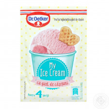 Смесь Dr.Oetker для приготовления мороженого с клубничным вкусом 67г mini slide 1