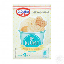 Смесь Dr.Oetker для приготовления мороженого с ванильным вкусом 67г mini slide 1
