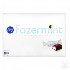 Цукерки Fazer Fazermint chocolate creams з м`ятною начинкою 150г mini slide 2