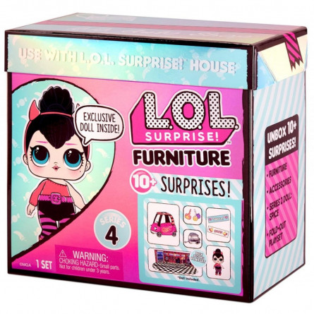 Набір-сюрприз L.O.L. Surprise! Furniture Перчинка з автомобілем slide 1