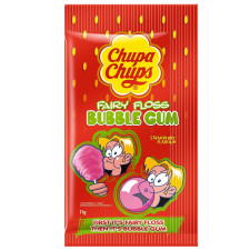 Жувальна гумкa Chupa Chups Bubbly зі смаком полуниці 11г mini slide 1