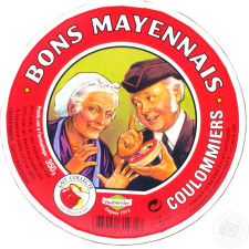 Сир Bons Mayennais Камамбер Кулом'єр 48,5% 350г mini slide 1