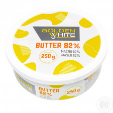Масло Golden White вершкове несолоне 82% 250г mini slide 2
