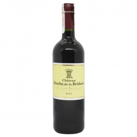 Вино Chateau Mouline de La Bridane Saint-Julien красное сухое 12,5% 0,75л slide 3