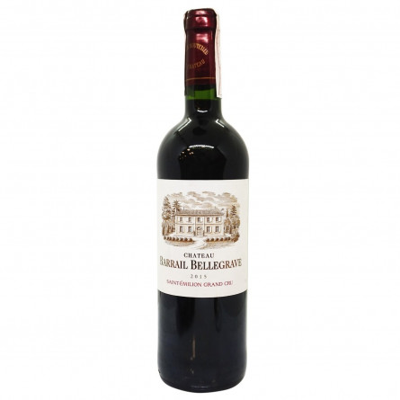 Вино Chateau Barrail Bellegrave Saint-Emilion Grand Cru червоне сухе 14% 0,75л slide 1