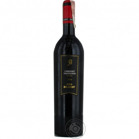 Вино Jean Balmont Cabernet Sauvignon 2016 красное сухое 13% 0,75л slide 1