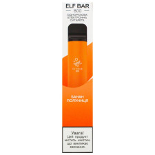 Сигарета Elf Bar електронна 800 Банан+полуниця 5% 3,2мл mini slide 1