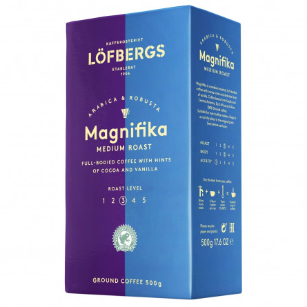 Кофе Lofbergs Magnifika молотый 500г slide 2