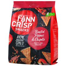 Снек Finn Crisp із цільнозернового борошна зі смаком копченого перцю та паприкою 150г mini slide 2