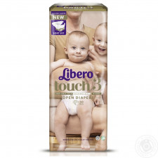 Підгузники Libero Touch для дітей 4-8кг 50шт. mini slide 2