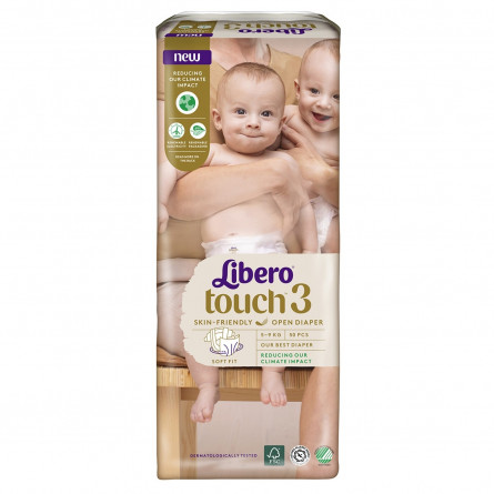 Подгузник  Libero Touch для детей 4-8кг 50шт. slide 6