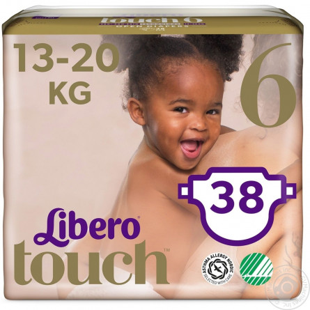 Подгузники Libero Touch 6 13-20кг 38шт slide 3