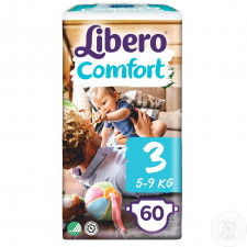 Підгузники Libero Comfort 3 5-9кг 60шт mini slide 3