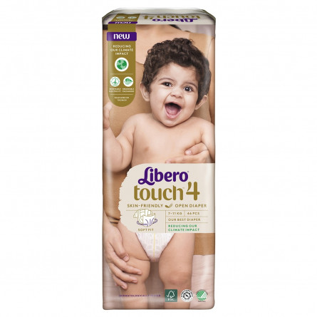 Подгузник  Libero Touch 4 для детей 7-11кг 46шт slide 6