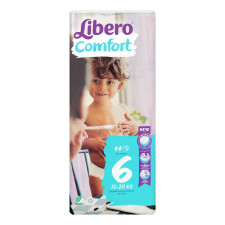 Подгузники Libero Comfort 6 13-20кг 44шт mini slide 2