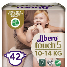 Підгузники Libero Touch 5 для дітей 10-14кг 42шт mini slide 1