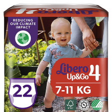 Підгузники-трусики Libero Up&Go 4 7-11кг 22шт mini slide 1