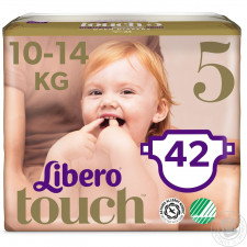 Підгузники Libero Touch 5 для дітей 10-14кг 42шт mini slide 3