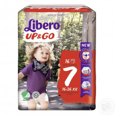 Підгузники-трусики Libero Up&Go 7 16-26кг 16шт mini slide 2