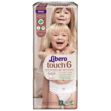 Підгузники-трусики Libero Touch 6 для дітей 13-20кг 30шт mini slide 6