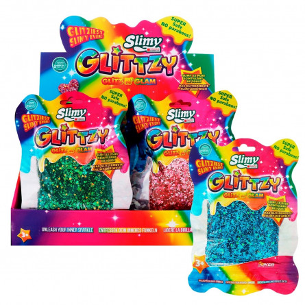 Игрушка-лизун Slimy Glitzy 120г в ассортименте slide 1