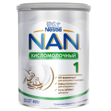 Суміш кисломолочна Nestle Nan 1 суха для дітей з народження 400г mini slide 1