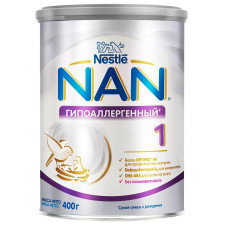 Суміш суха Nestle Nan Гіпоалергенний 1 Optipro з народження 400г mini slide 1