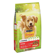 Сухой корм Friskies для взрослых активных собак с говядиной 10кг mini slide 2