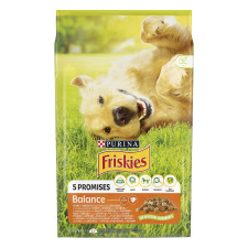 Сухий корм Friskies для дорослих собак з куркою та овочами 10кг mini slide 1