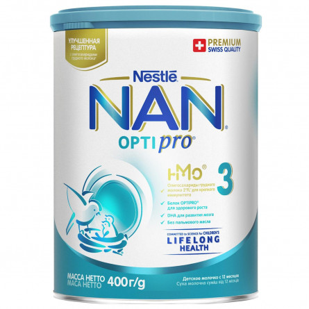 Суміш молочна Nestle Nan 3 з 12 місяців 400г slide 1