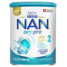 Cуміш молочна Nestle Nan 2 Optirpo суха від 6 місяців 800г mini slide 1