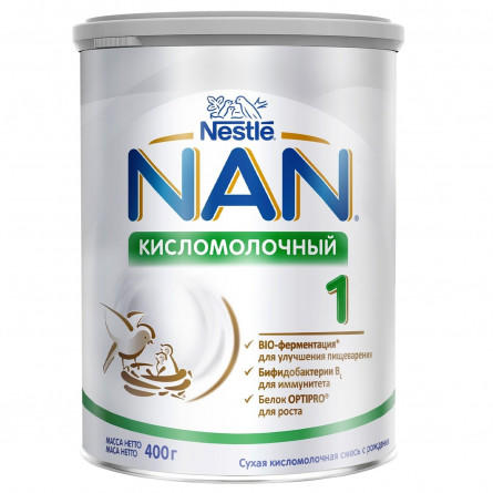 Суміш суха кисломолочна Nestle Nan Кисломолочний 1 з народження 400г slide 1