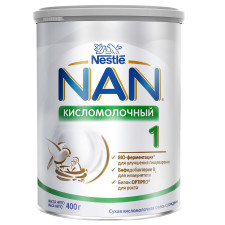 Суміш суха кисломолочна Nestle Nan Кисломолочний 1 з народження 400г mini slide 1