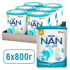 Суха молочна суміш Nestle Nan 4 Optipro від 18 місяців 800г mini slide 3
