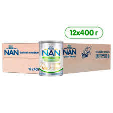 Суміш суха молочна Nestle Nan Потрійний комфорт з народження 400г mini slide 5