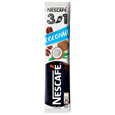Напій кавовий NESCAFÉ® 3-в-1 Coconut зі смаком кокоса розчинний стік 13г mini slide 1