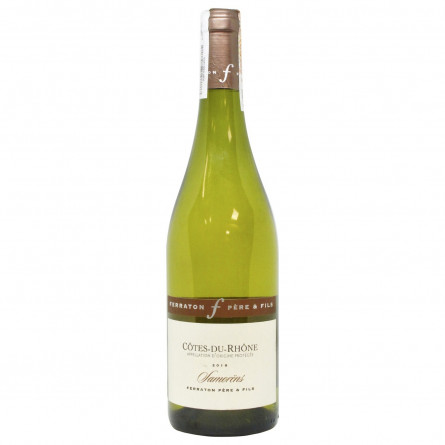 Вино Ferraton Pere &amp;amp; Fils Samorens Blanc Cotes du Rhone біле сухе 14% 0,75л slide 4