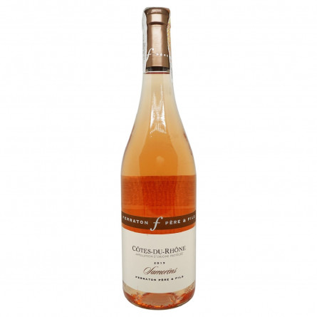 Вино Ferraton Pere & Fils Samorens Rose Cotes du Rhone розовое сухое 13,5% 0,75л slide 3