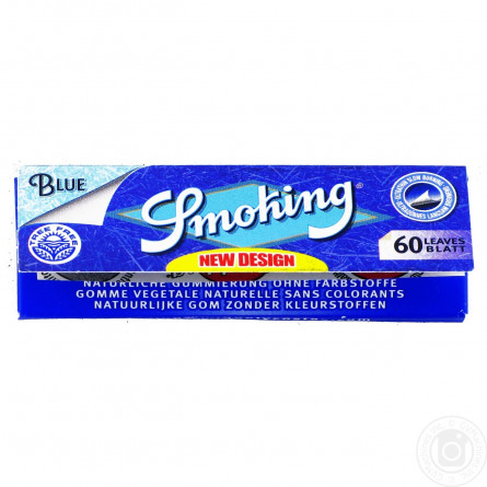 Бумага для самокруток Smoking Blue 60шт slide 4