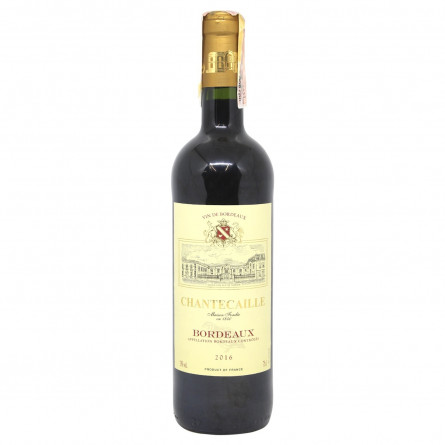 Вино GVG Chantecaille Bordeaux Rouge червоне сухе 12% 0,75л slide 2